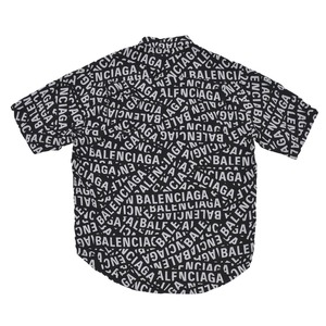 【BALENCIAGA】S/S Minimal Shirt(BLACK/GREY)