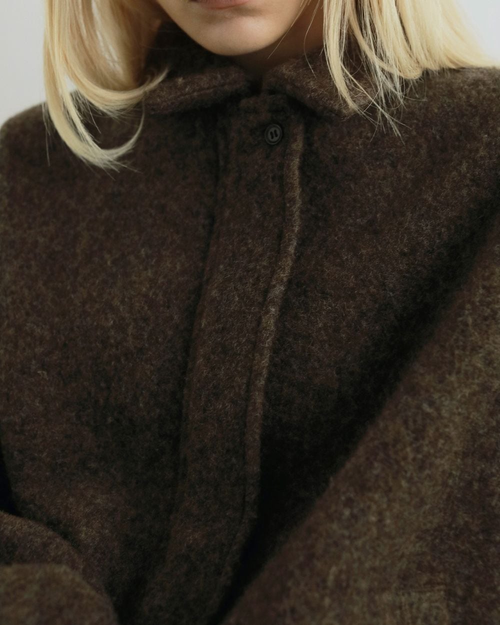 anuke アンヌーク Sliver Zip Blouzon 62520201 (C/GRY) | ANERCA & L.I.V