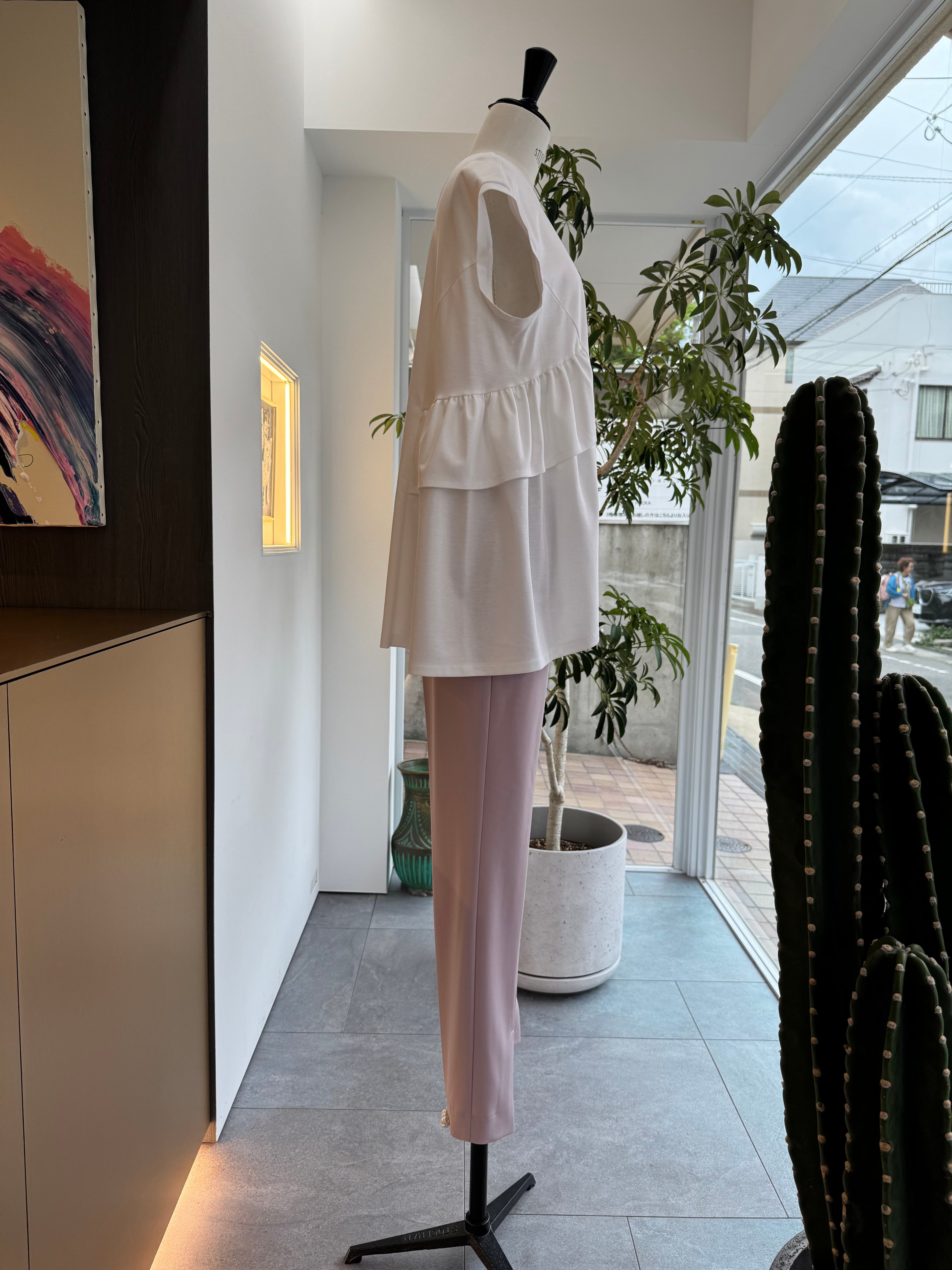 ボーダーズアットバルコニー バックボーダーTEE 2色展開 | FLICKA ASHIYA