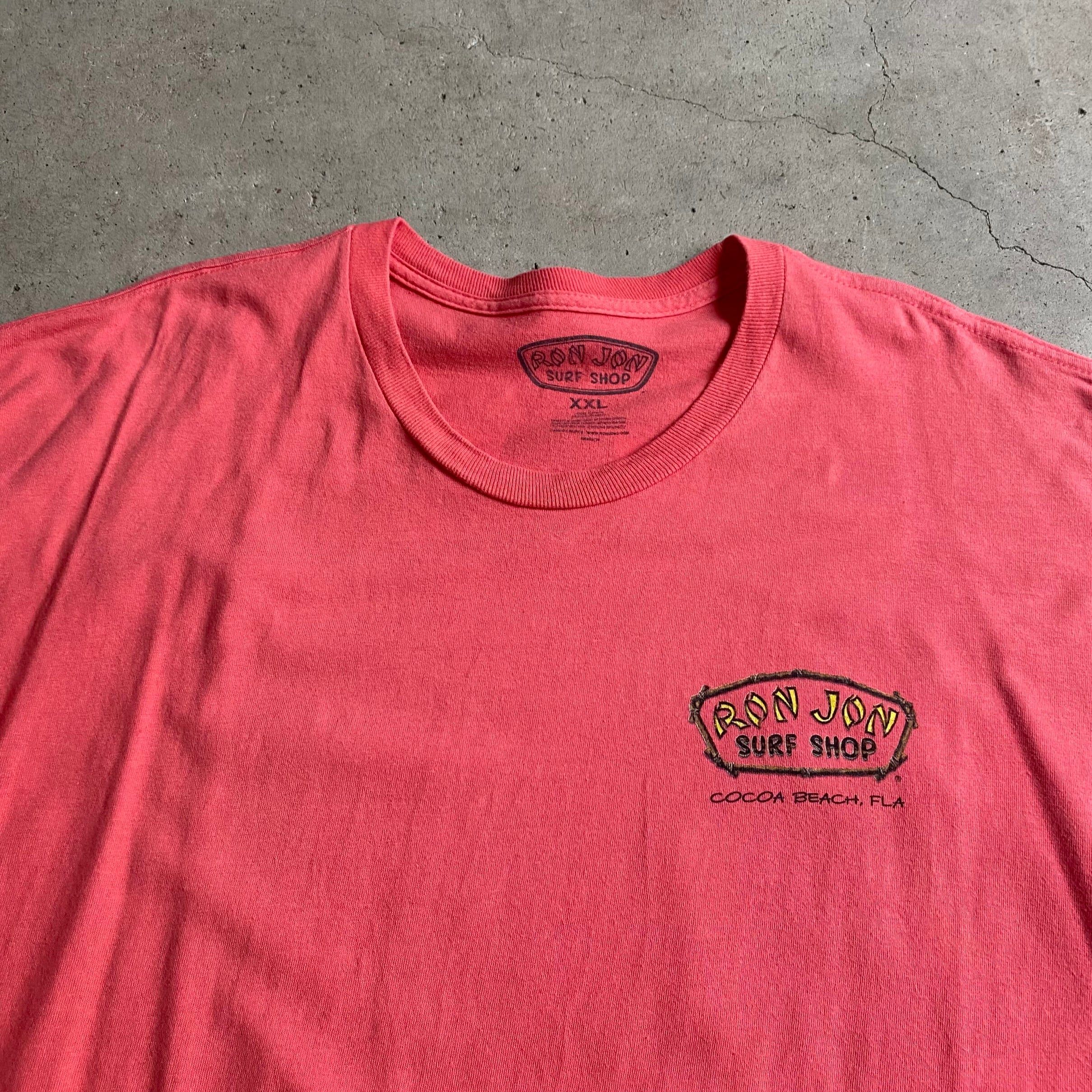 ビッグサイズ RON JON SURF SHOP ロンジョン バックプリント 胸ロゴ