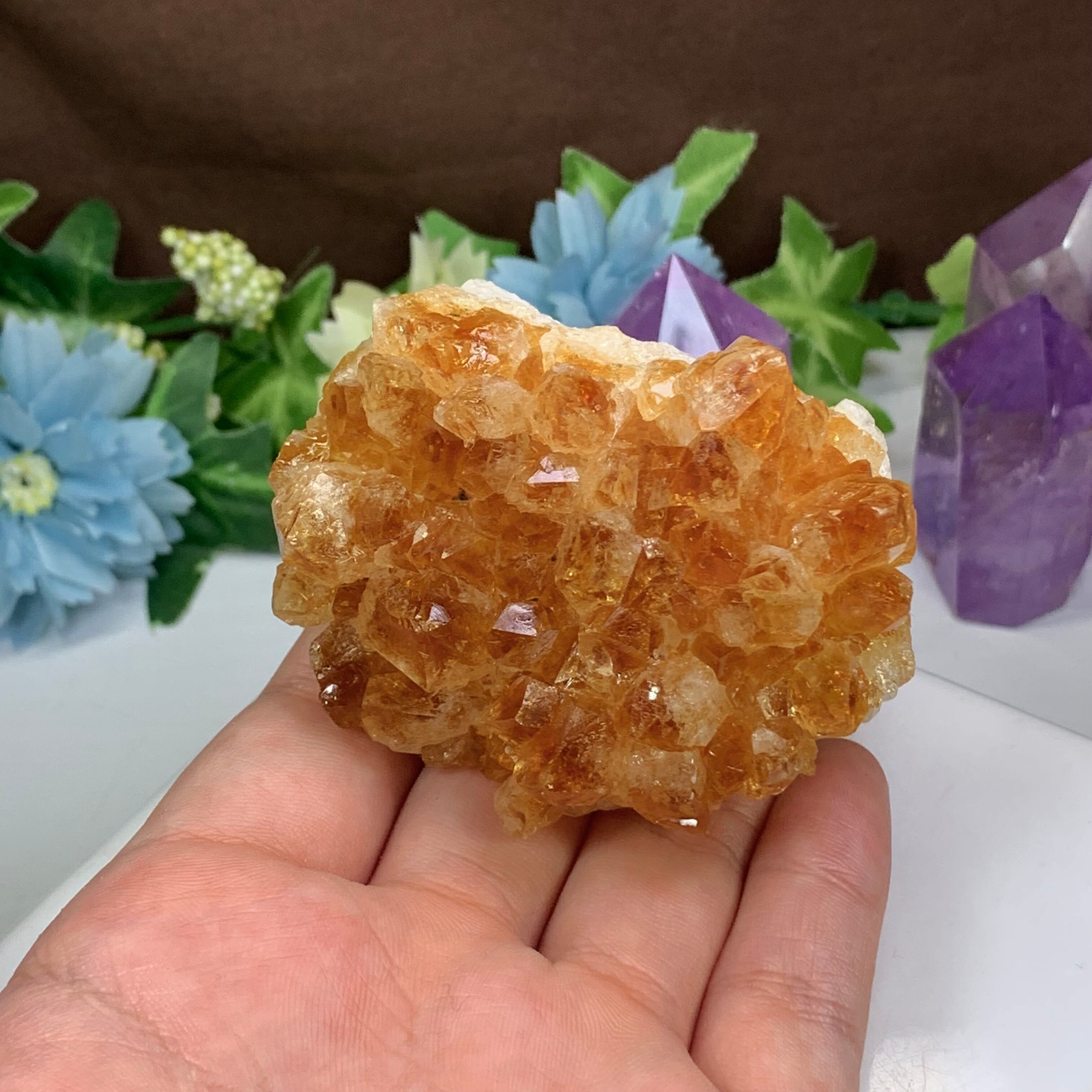 1.可愛いディープシトリン原石クラスター | Naturaltreasure