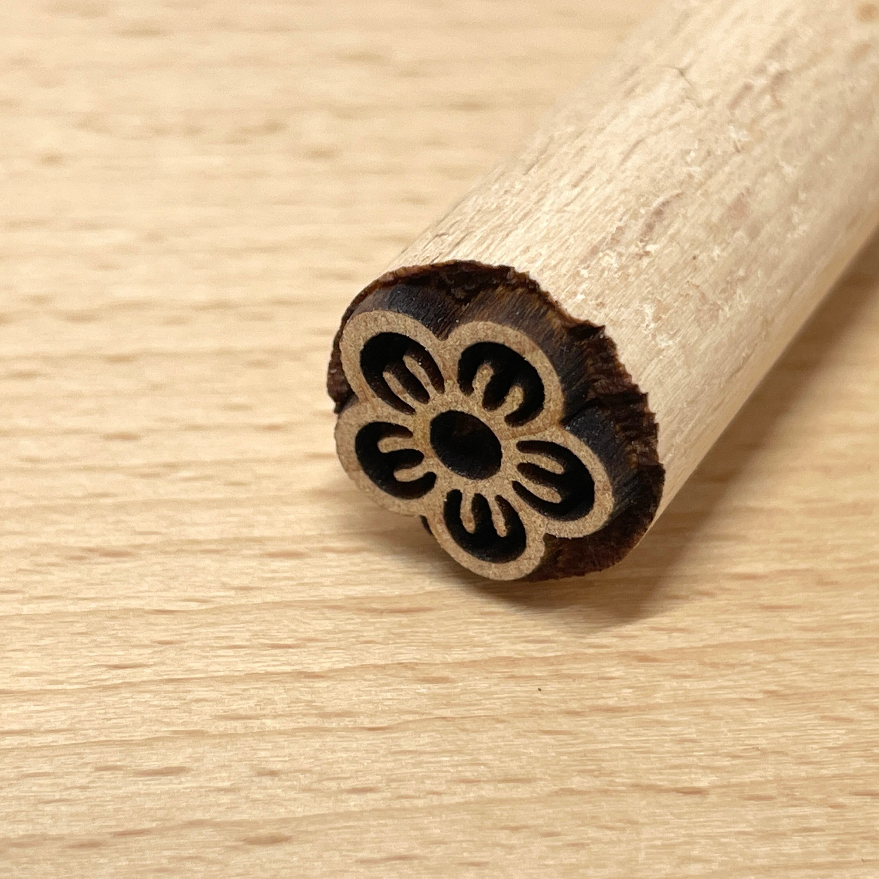 ミニ花柄押し棒セット 和菓子道具 練り切り 北枝園 W6 | Pay ID