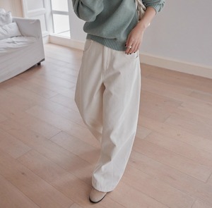 wash processing relax pants 14144