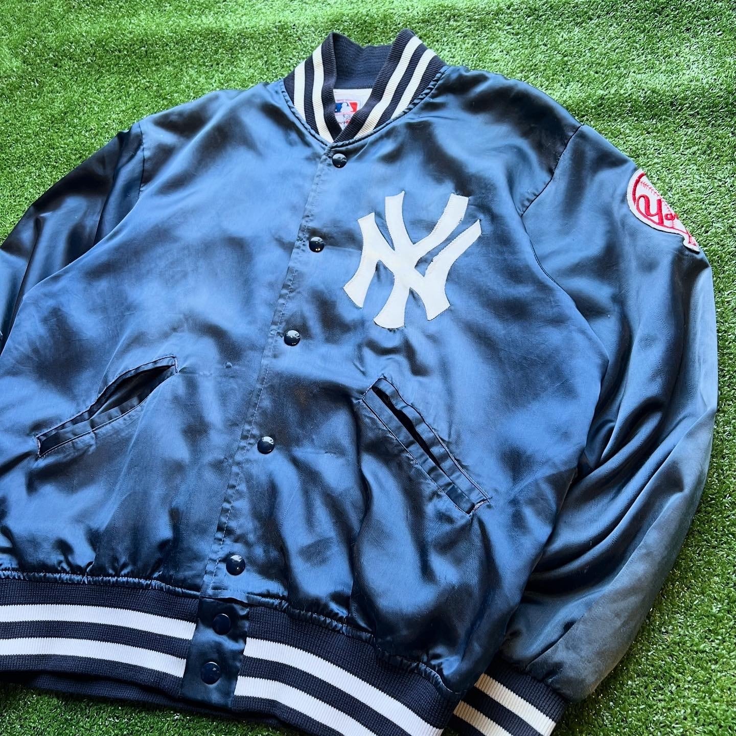 希少80s90s✦ FELCO ニューヨークヤンキース キルティング　USA製 FELCO 70周年 MLB New York Yankees ニューヨーク ヤンキース