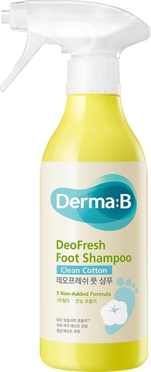 【特価処分】ダーマB デオフレッシュ フットシャンプー(クリーンコットン) 400ml ダーマビー 足洗ソープ フットケア 足用シャンプー においケア 汗 Derma:B クリーンコットンの香り ニオイケア 韓国 (クリーンコットン)