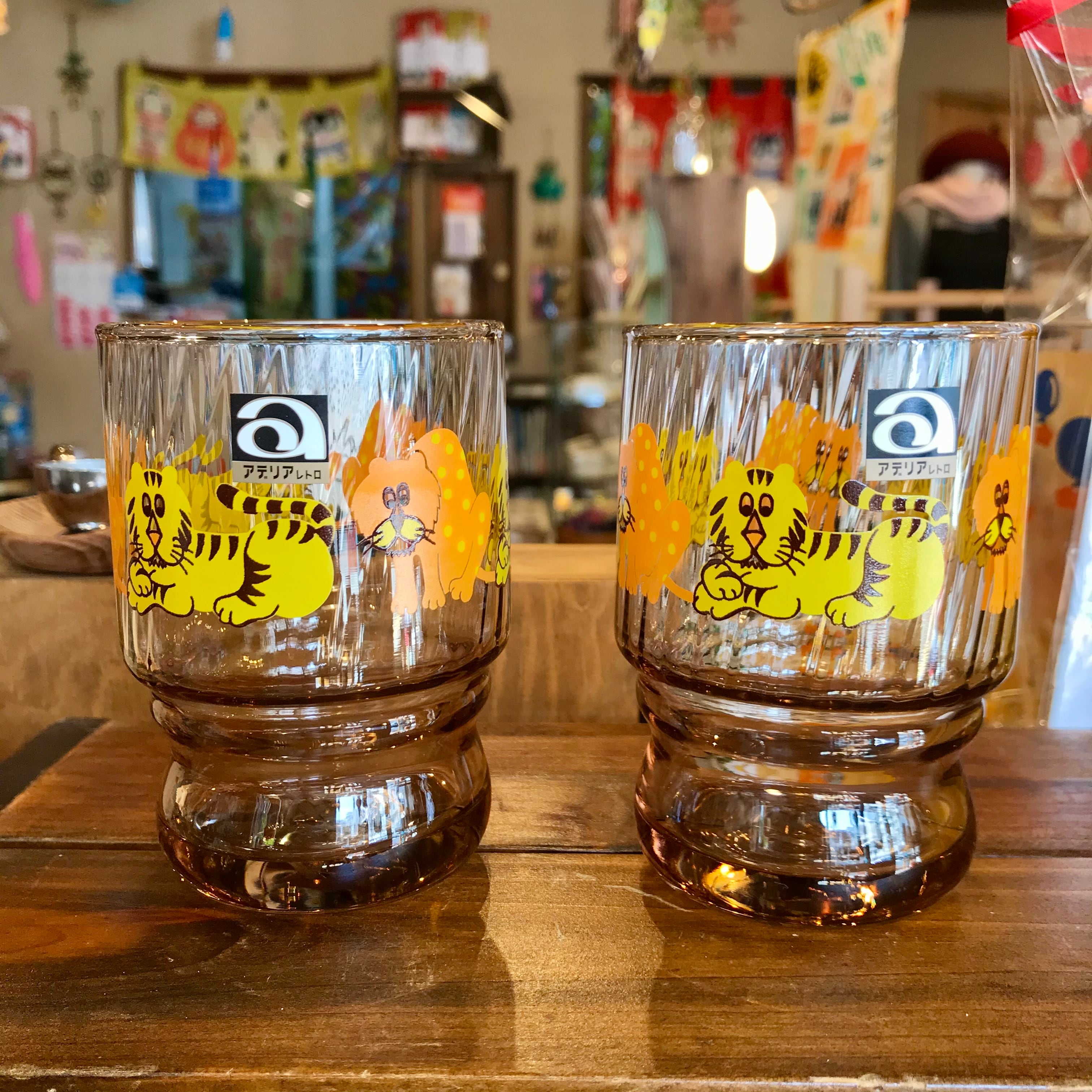 アデリアレトロ　水飲みコップペア　2点セット