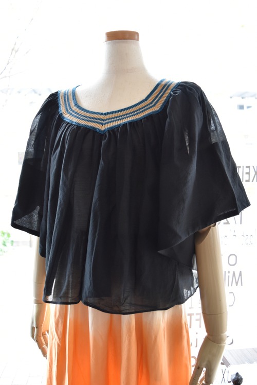 enrica(エンリカ) 24S/S ニットと布帛のプルオーバーTOPS