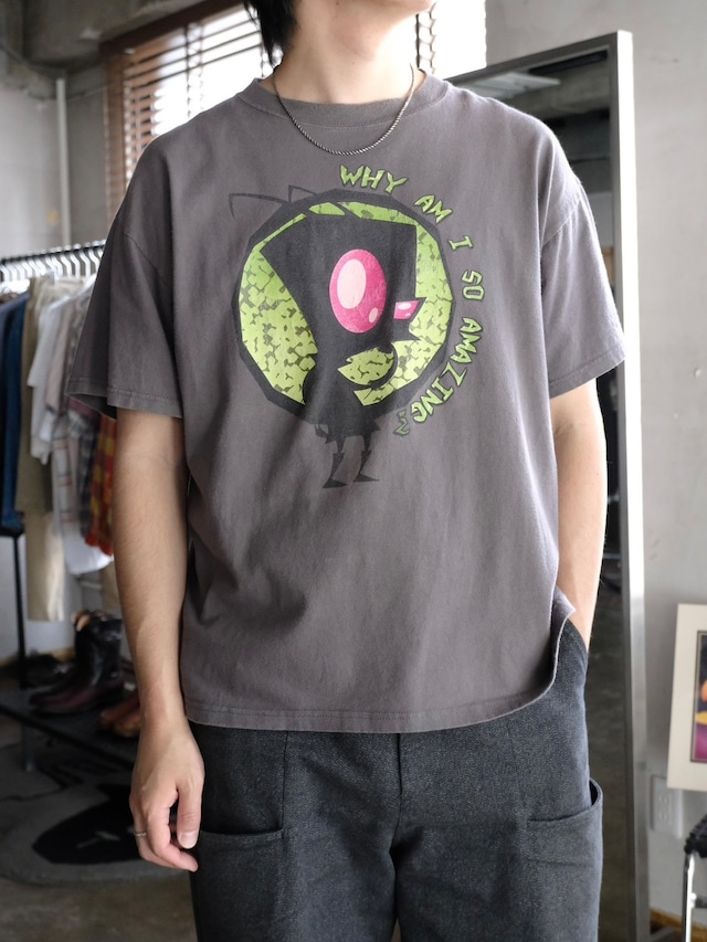 Used Invader Zim character Tee