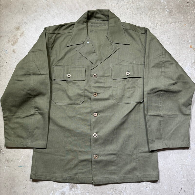 40's U.S.ARMY M-1947 M-47 HBTジャケット ヘリンボーンツイル デッドストック NOS MIL-J-3001 SCHENECTADY DRY GOODS Co 月桂樹 ドーナツボタン SMALL 希少 ヴィンテージ BA-2475 RM2894H