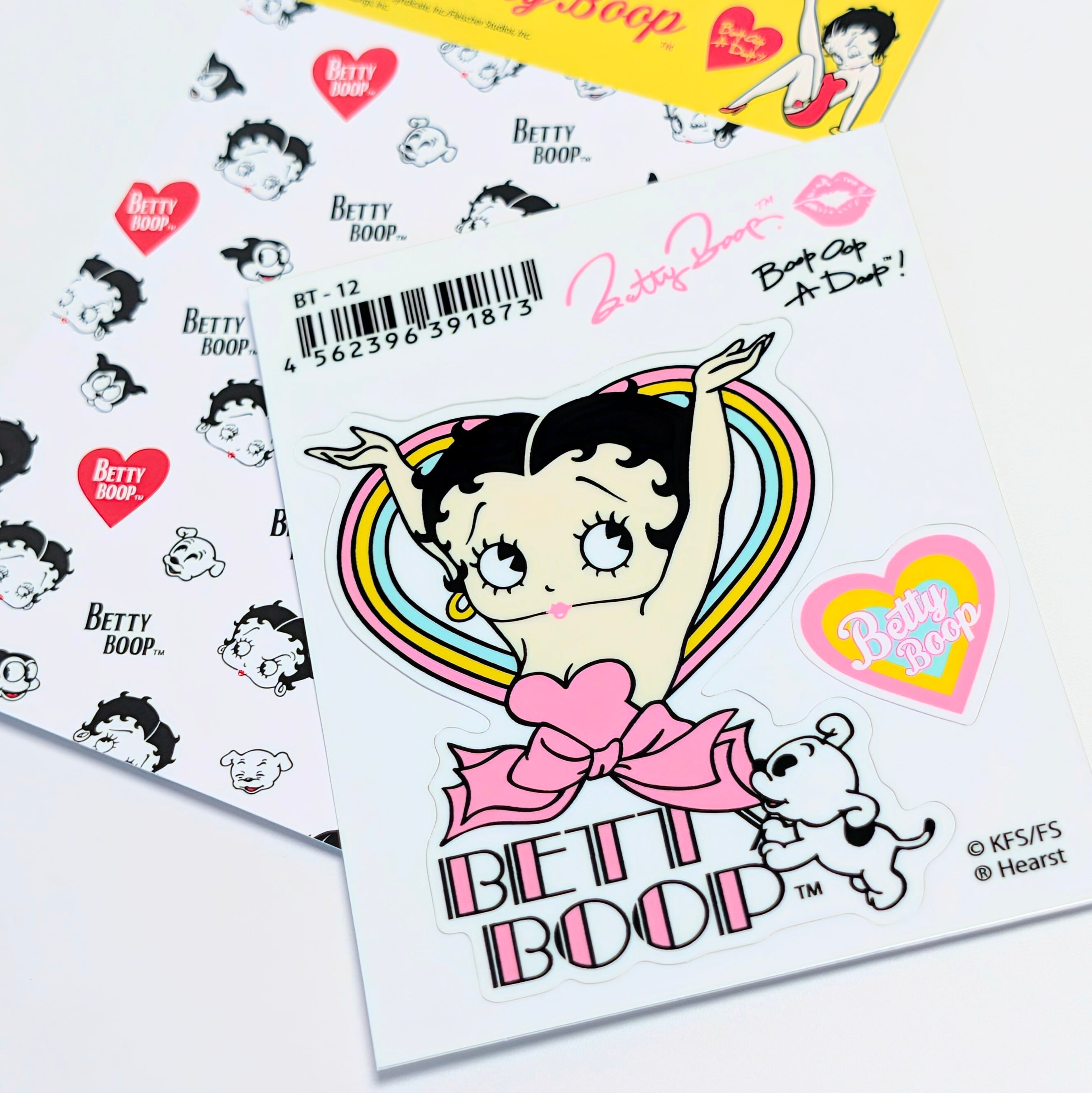 ✨️みんなメロメロ♡✨️送料無料！【 Betty Boop（ベティブープ） 】 STICKER（ステッカー）/ シール / ベティちゃん　〚アメリカン雑貨 アメトイ〛
