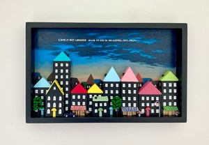「パステルな屋根の町」の画
