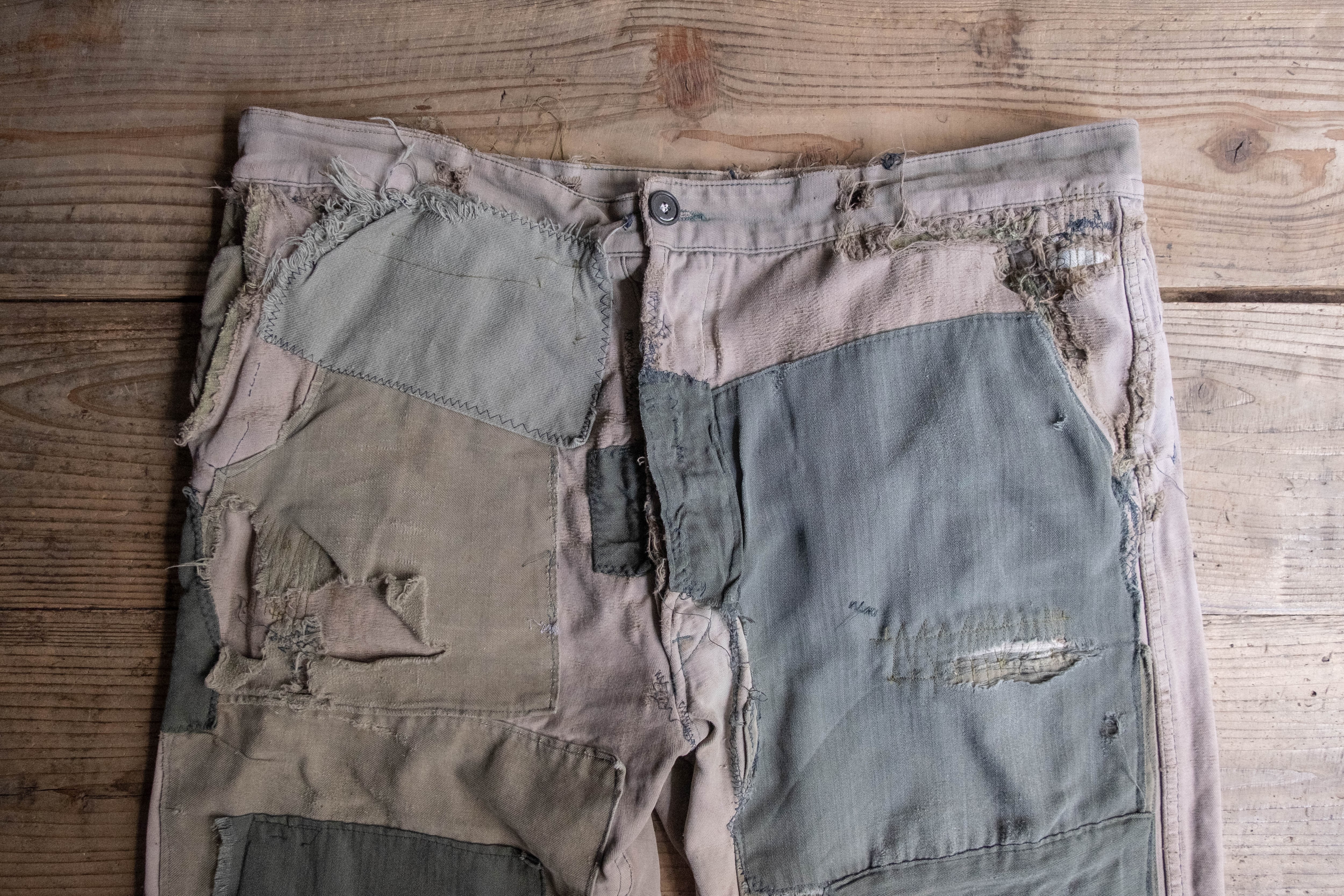 1950-60s フランス パッチワークワークパンツ | militaria & encore