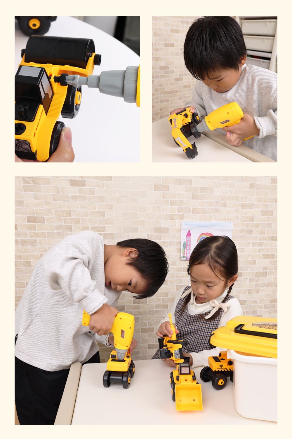 6in1はたらく車 組み立てセット 大工 おもちゃ | MRG JAPAN Direct