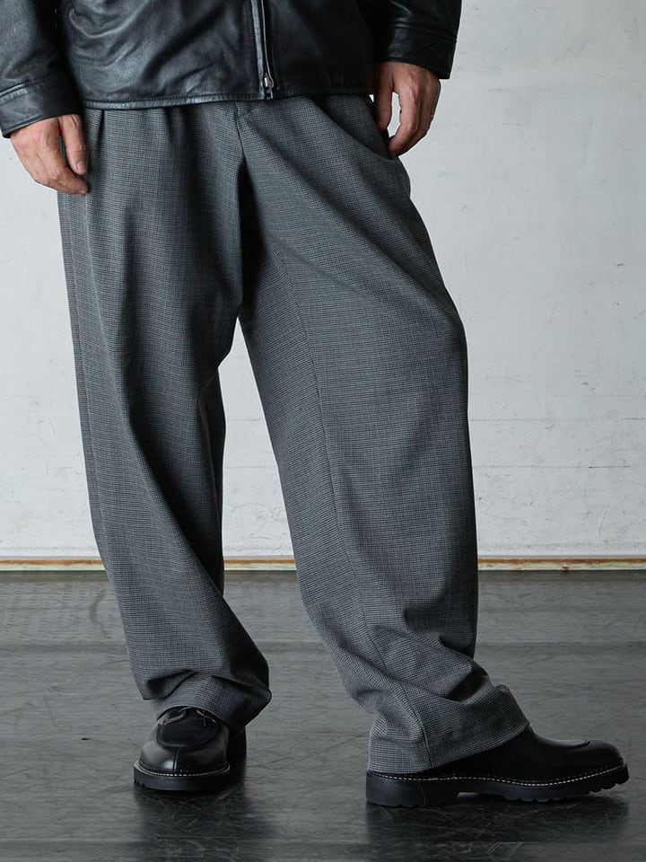 EGO TRIPPING (エゴトリッピング) TAPERTECH トラウザーパンツ / GUN CLUB CHECK 626305-03