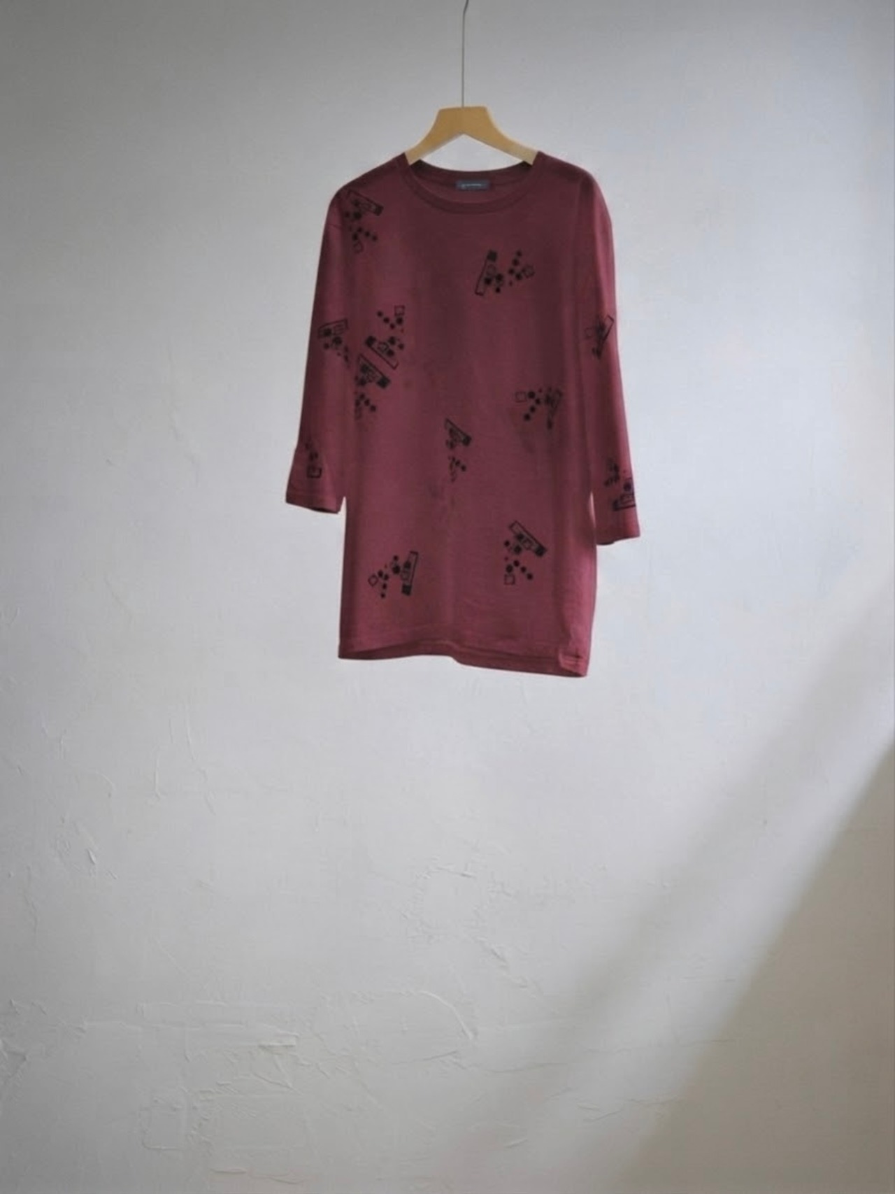 Dot Block Cutsew  / RED - 1