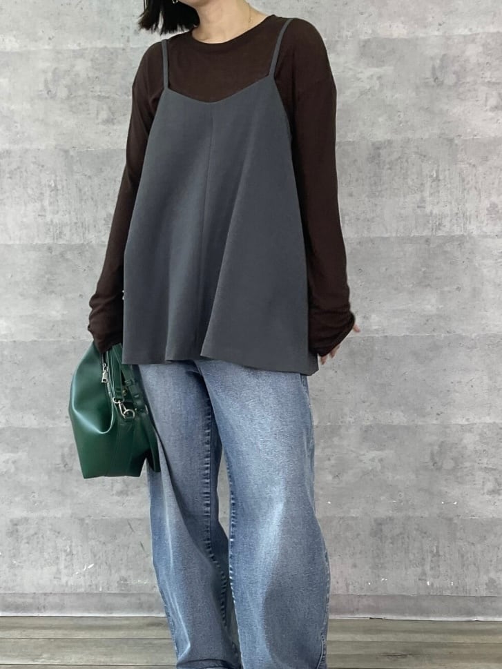 【送料無料】AnnaKerry(アンナケリー) フレアーキャミソール キャミソールビスチェ 手洗い可能 56254703