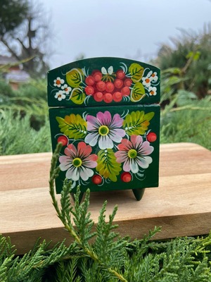 ペトリキフカ・ジュエリーボックス16 cm（Khomenko）