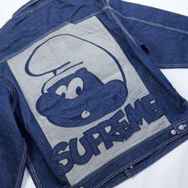 Size【M】 SUPREME シュプリーム ×Smurfs スマーフ 20AW Denim Trucker