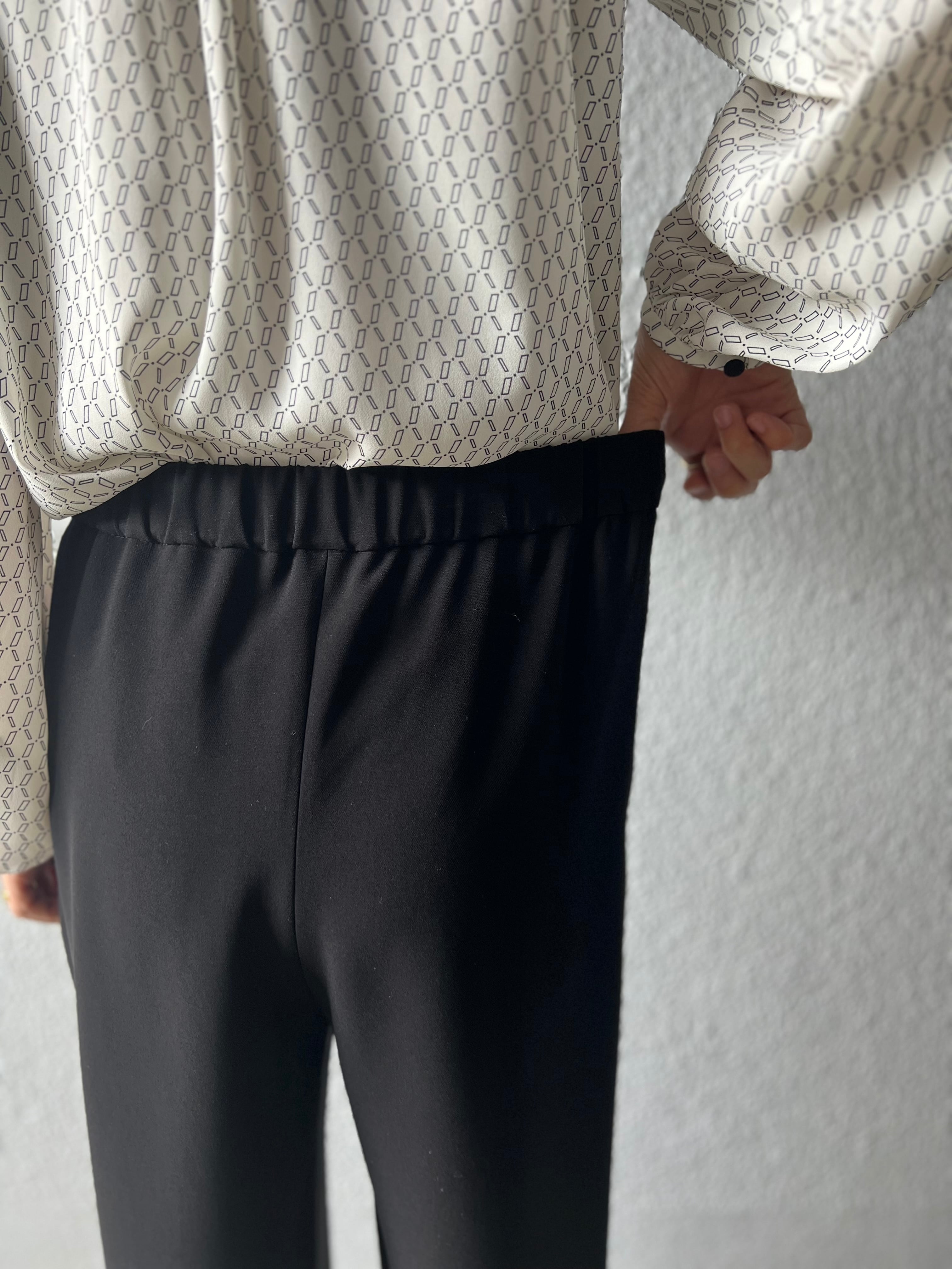 【PASSIONE】タック入りジョーゼットワイドパンツ 536610