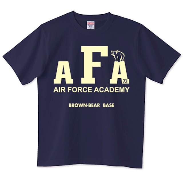 AIR FORCEアカデミーAFATシャツ ＜ネイビー＞　※5.6オンスになりました。