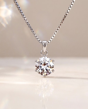 《進むべき道を照らして》光 / LUMIÈRE SOLITAIRE NECKLACE (ネックレス) / SILVER