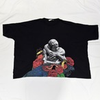 VALENTINO ヴァレンティノ Tシャツ トップス S オーバーサイズ コットン ブラック