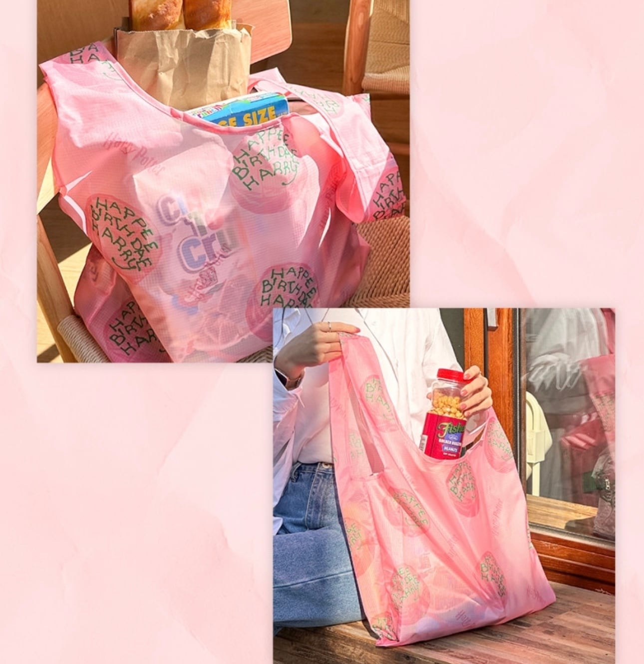 韓国限定】harry potter birthday cake eco bag / ハリーポッター
