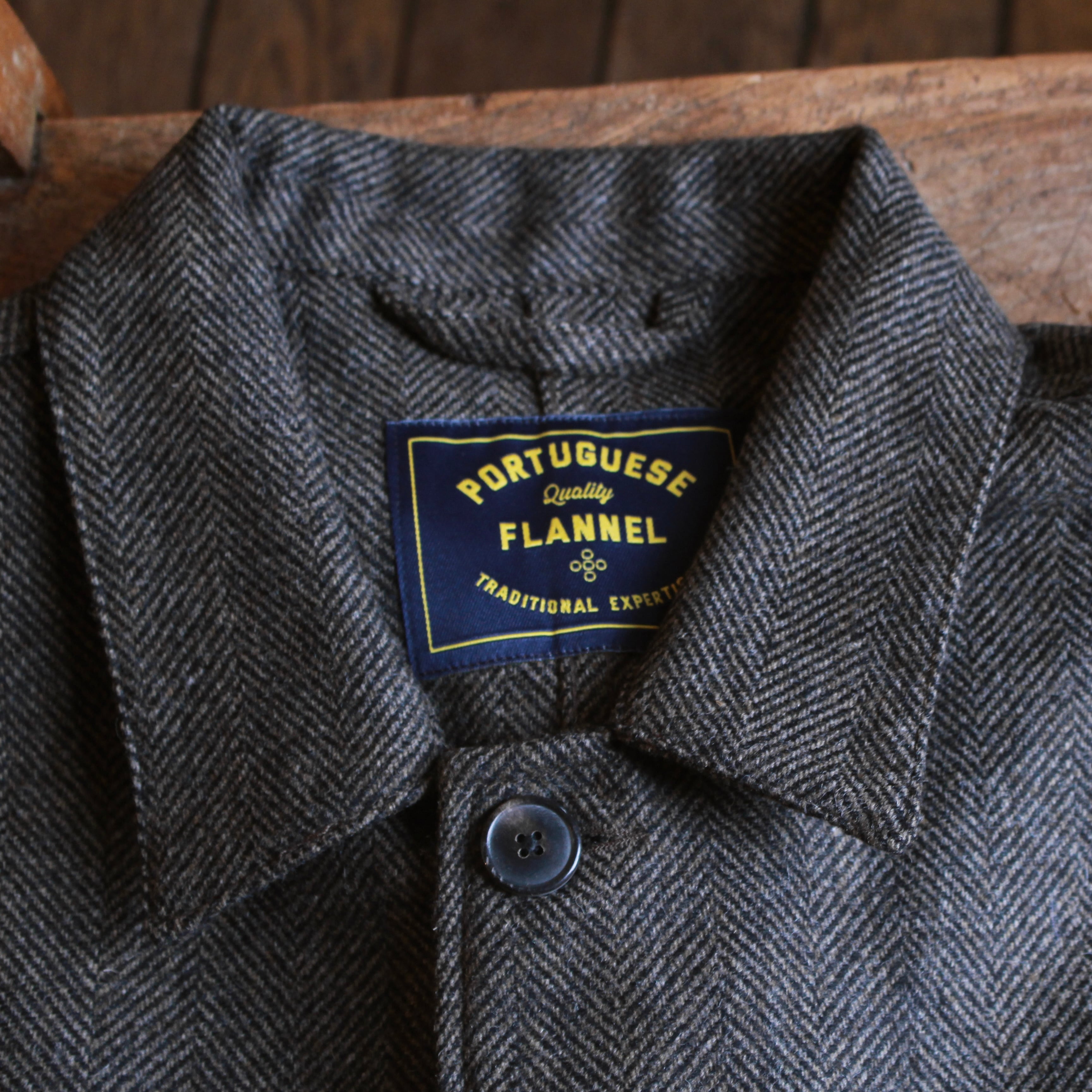 Portuguese virgin wool jacket - brown -