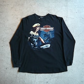 00s HARLEY-DAVIDSON ハーレー LS Tシャツ