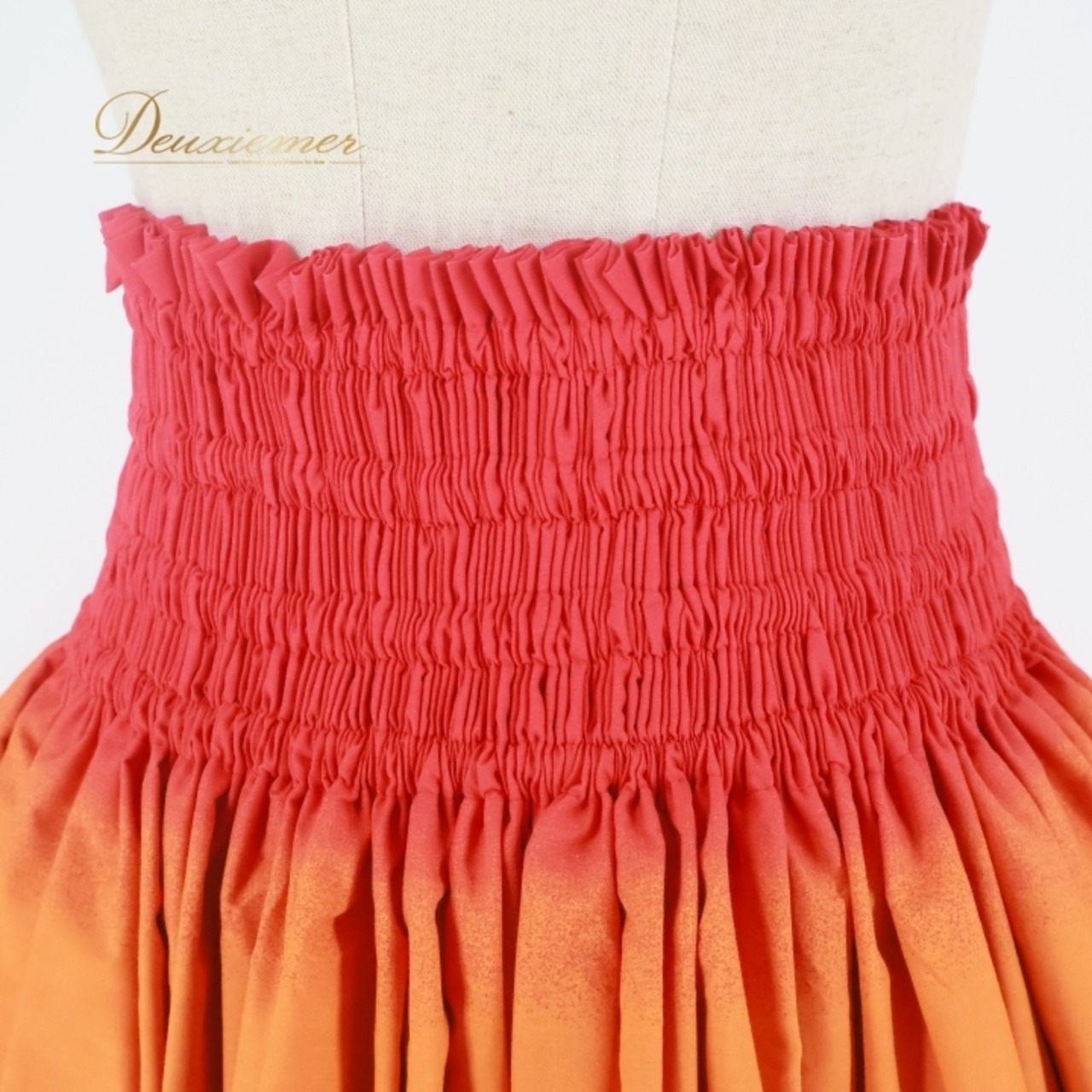 フラダンス 衣装 パウスカート オレンジ系 カパリリ 日本製 ハイビスカス柄 ハワイアンプリント グラデーション ハワイアン アロハ Kapalili フラ ダンス シングル スカート レッスン 練習 華やか 鮮やか おしゃれ かわいい レッド系 ブラウン系 イエロー系 橙 赤 茶 黄 フラ ダンス衣装 リゾートコーデ メイドインジャパン かわいいデザイン パーティー衣装 フェス トロピカルスタイル