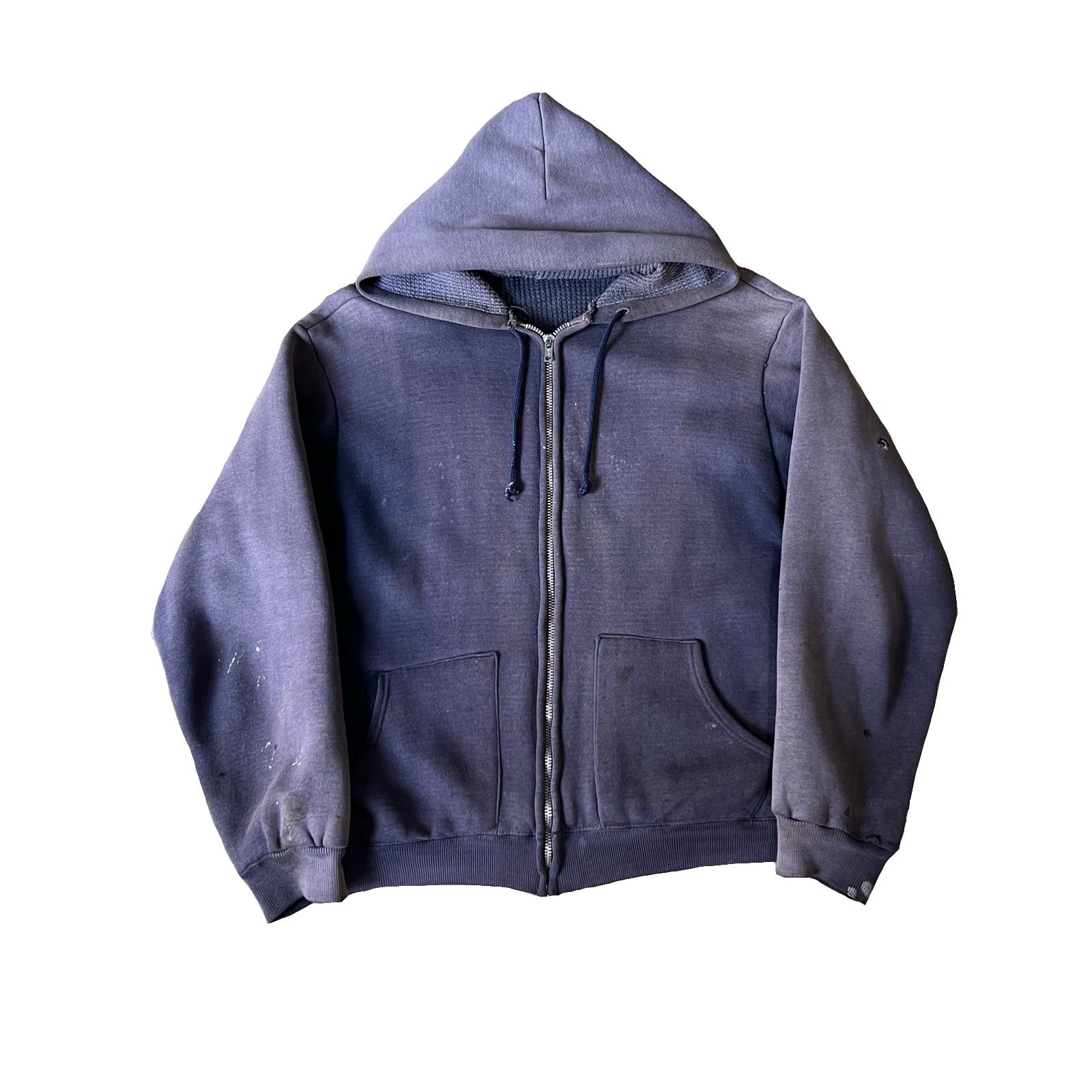 50-60s Vintage cotton double face “セパポケ” zip-up hoodie 38 | MASEA