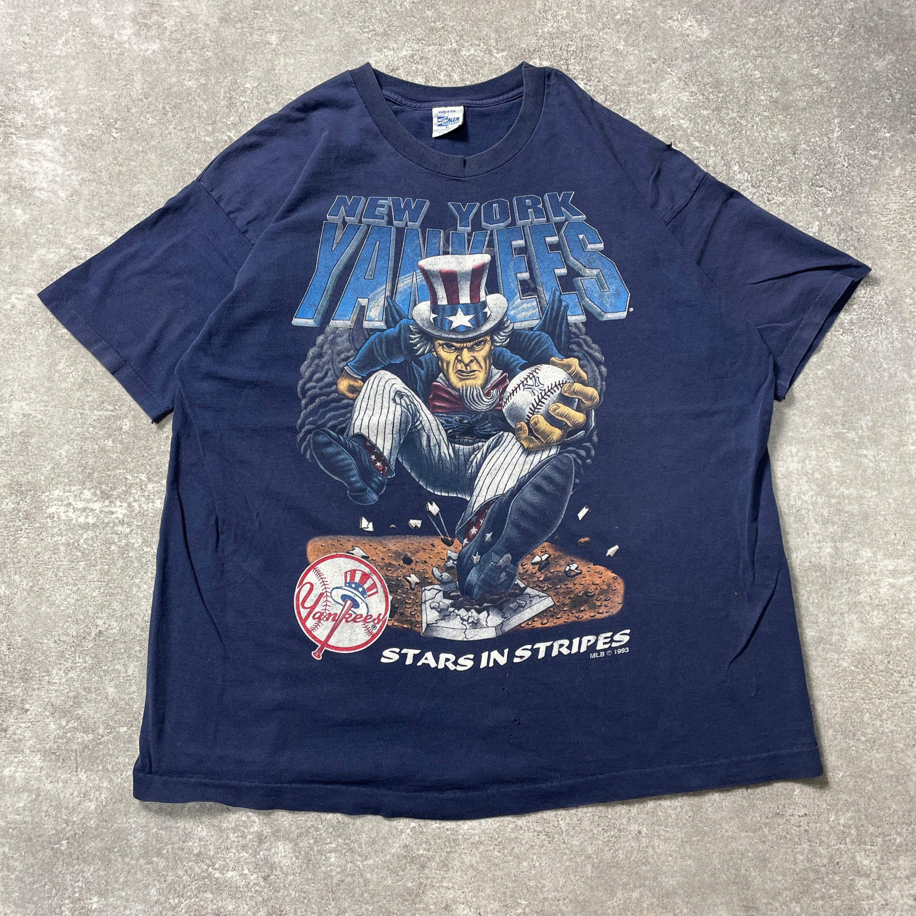 90s USA製 YANKEES ヤンキース ボロ vintage Tシャツ