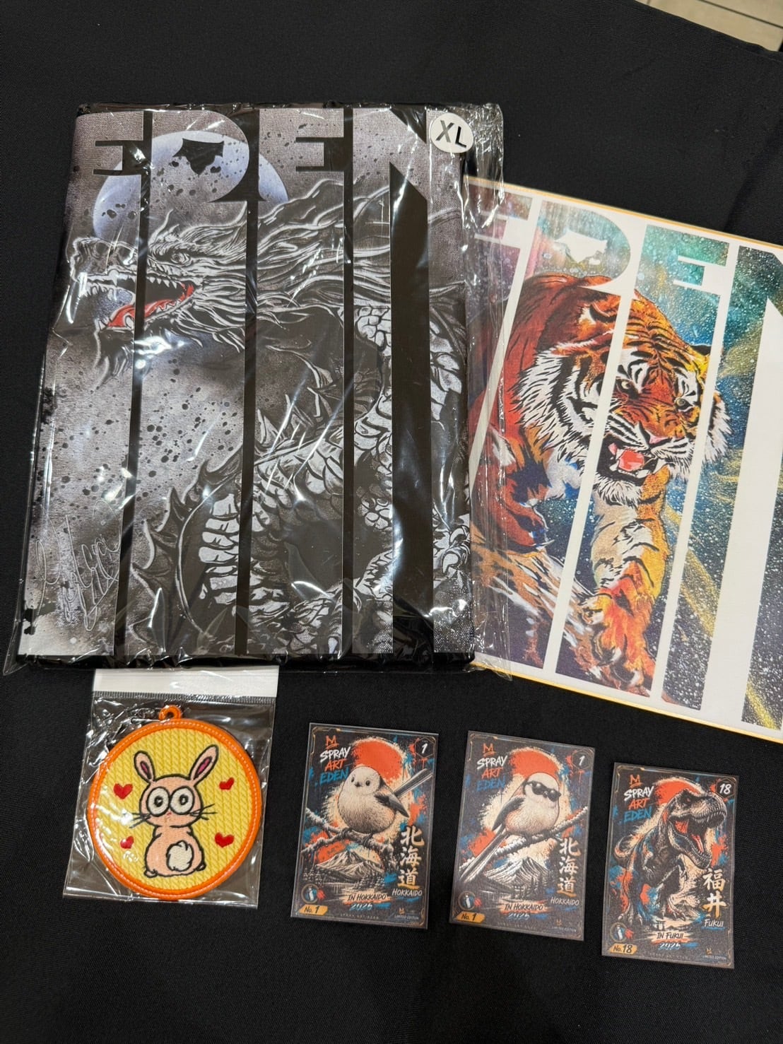 Spray Art Eden キリン　原画　B4サイズ スプレーアートエデンショップ