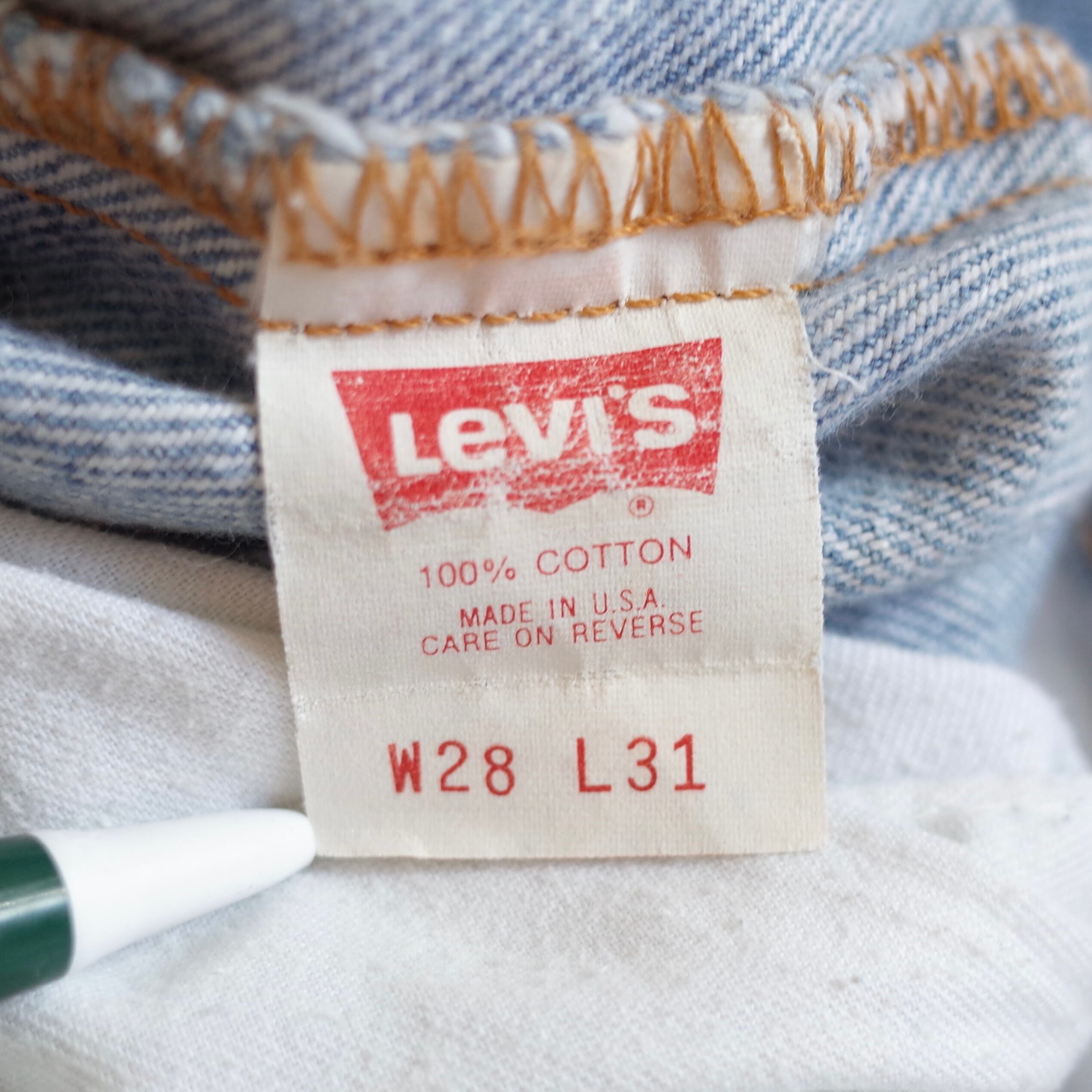 LEVI’S 90s 610 w28 made in USA