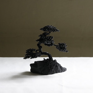 ツチンナカキ【Wirebonsai】Ssize ブラック