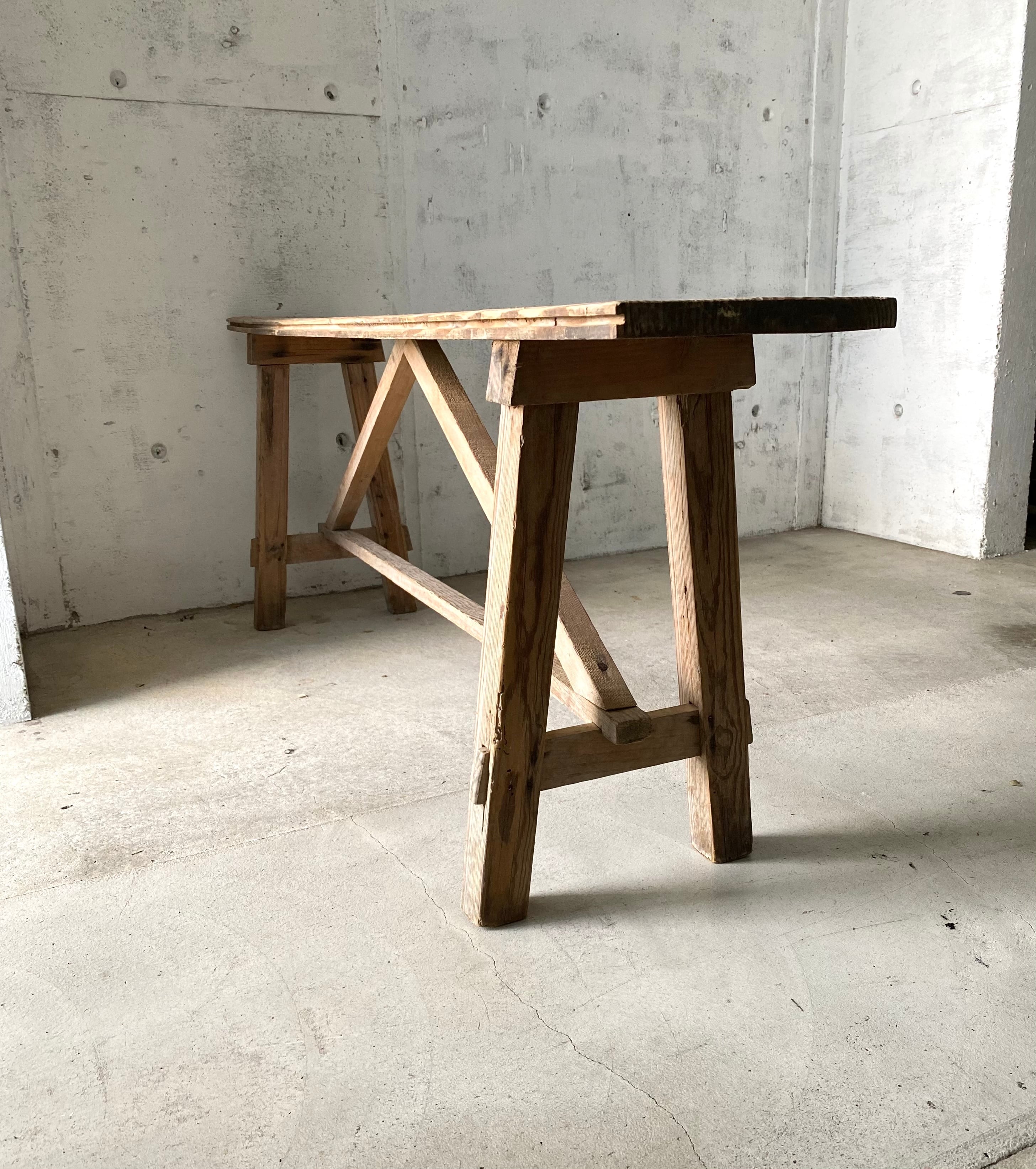 古木の木製ベンチ[古家具] | giraffes craft