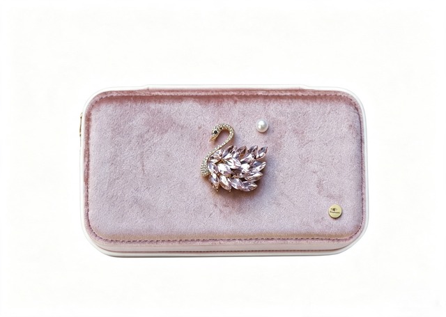 【Swan Chamber】TwoーTier Jewelry  Box