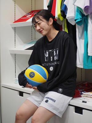 BASIC LOGO SL-LONGTEE(DRY) color Black×Grey