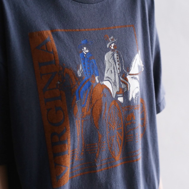 old carriage box print tee 