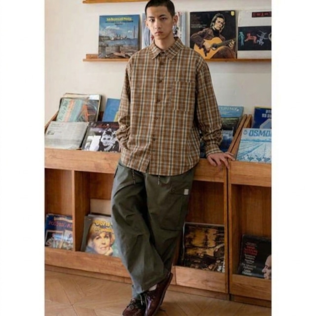 Check design shirt C4540