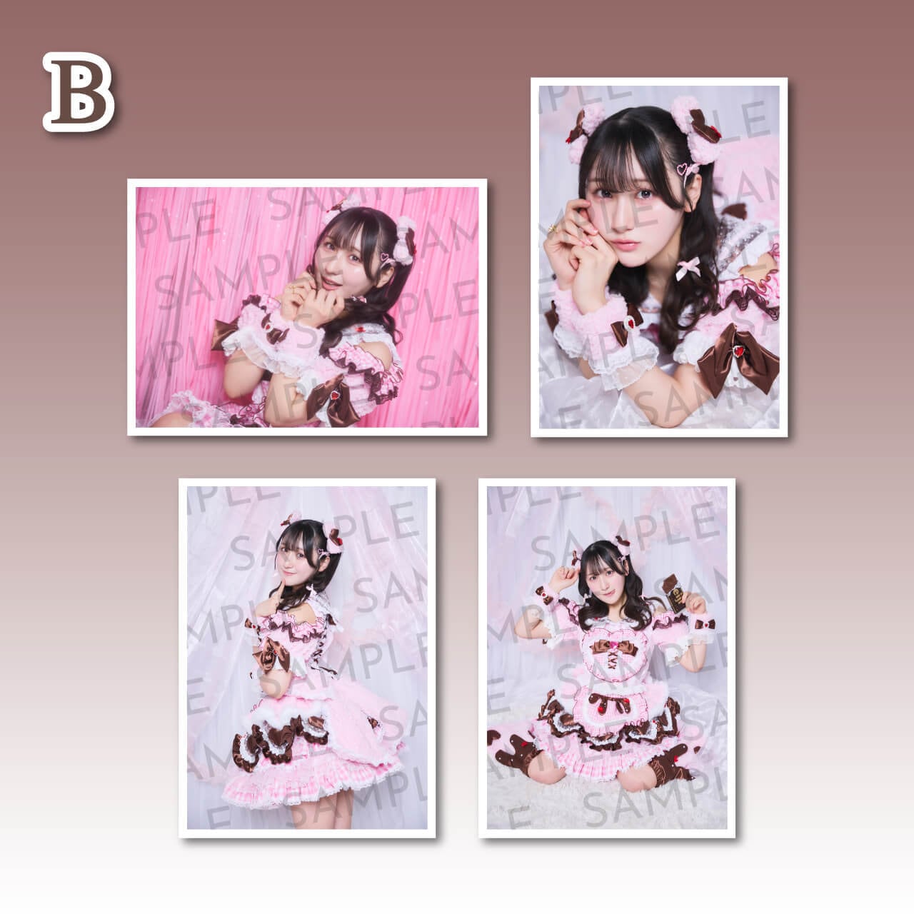 愛梨ここ 生誕記念】ブロマイド4種1セット（×3パターン）【MVG074