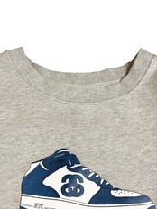 00's STUSSY スニーカープリント スウェット