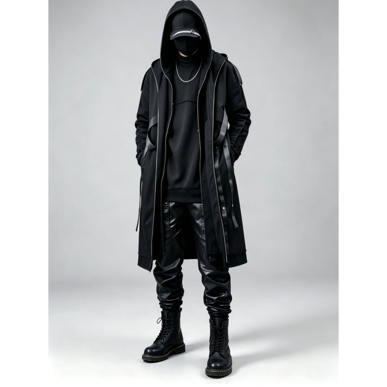 Layered Hood Long Coat　TB2596・画像6