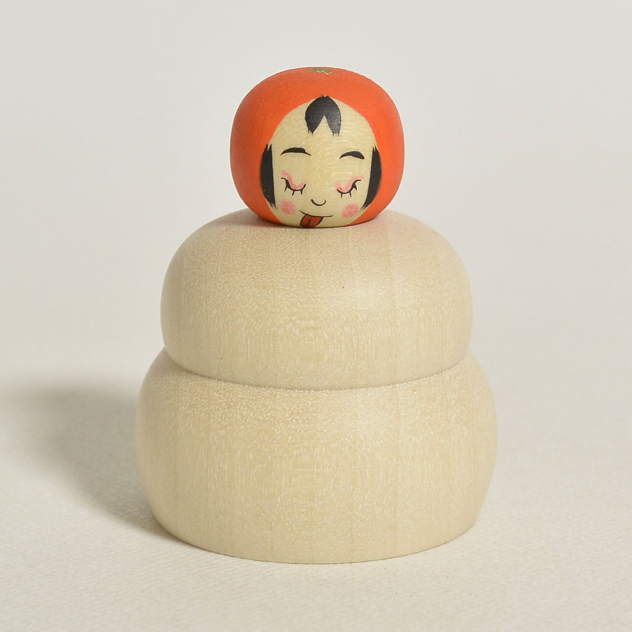 おもちちゃんこけし 約1.5寸 約4.5cm 鈴木明 工人（作並系）#2397