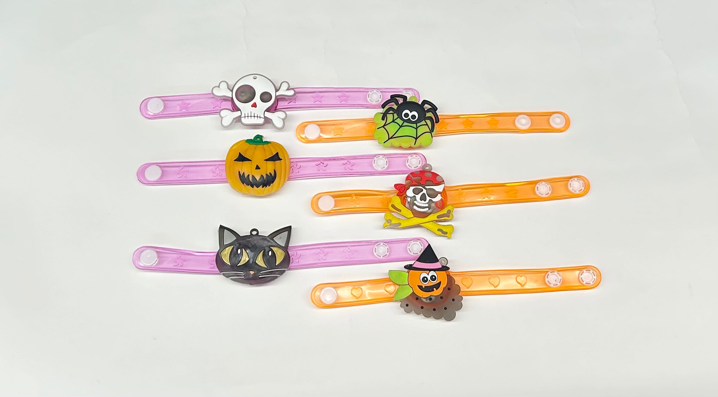 光る！ ハロウィン ブレスレット 12個入り 色柄指定不可 ハロウィン