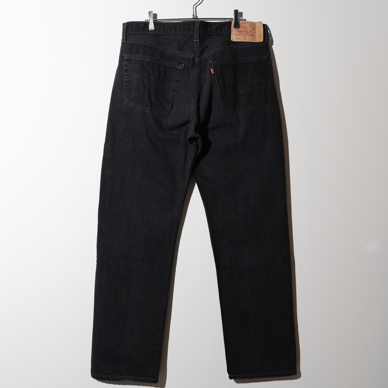 極美品 38×32 501-0660 USA 99年 サルファーブラックデニムパンツ Levi’s リーバイス 黒