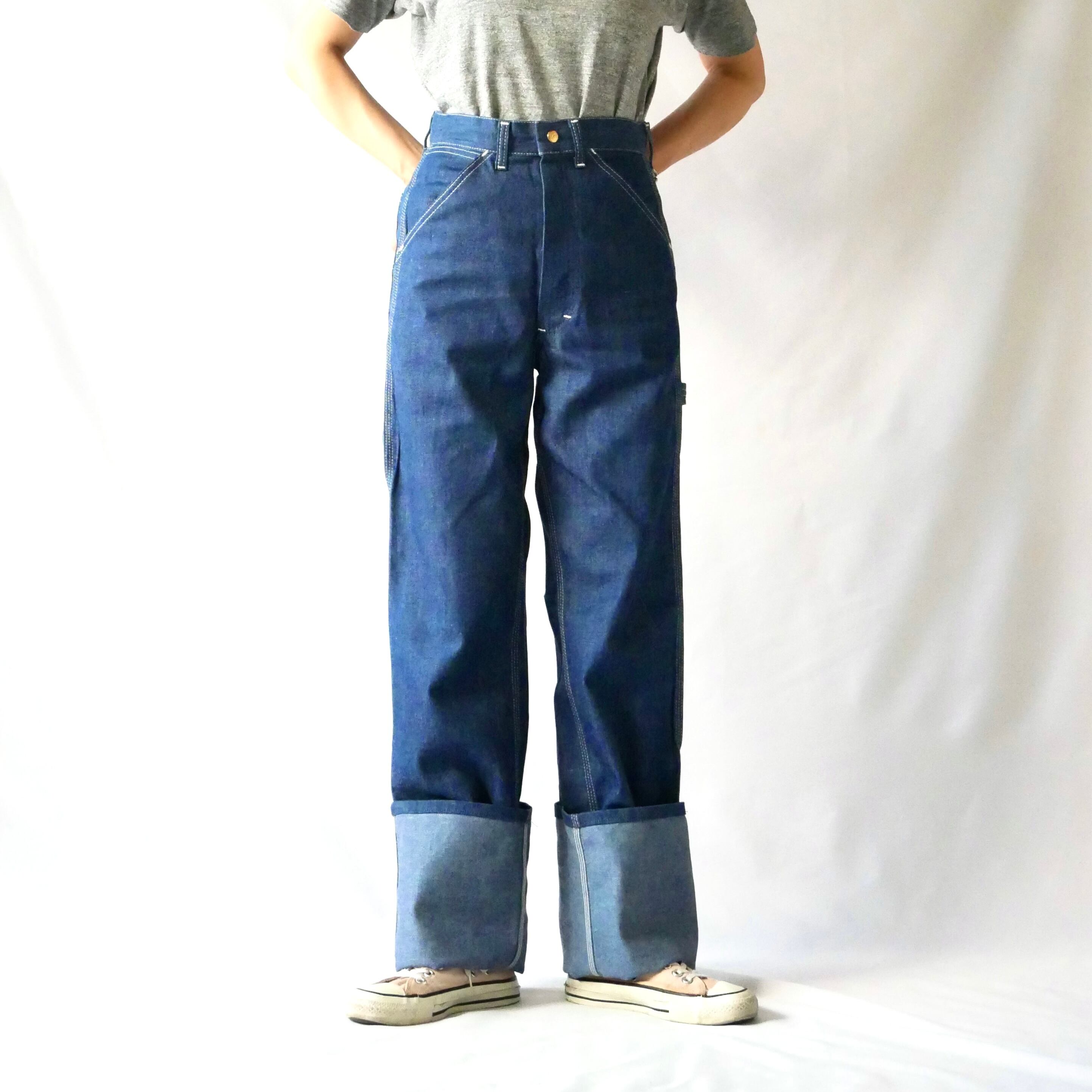 Dead stock 70s Lee student Dangarees denim 28×36 デッド Dead stock 70s Lee student Dangarees denim 28×36 デッド
