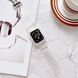 Apple Watch 時計ベルト ハンド アップルウォッチ ストラップ クリア 38/40mm 42/44mm 韓国人気商品