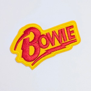 送料無料！ ★刺繍アイロンワッペン★【 David Bowie ( デヴィッドボウイ ) 】 〚アメリカン雑貨 アメトイ〛