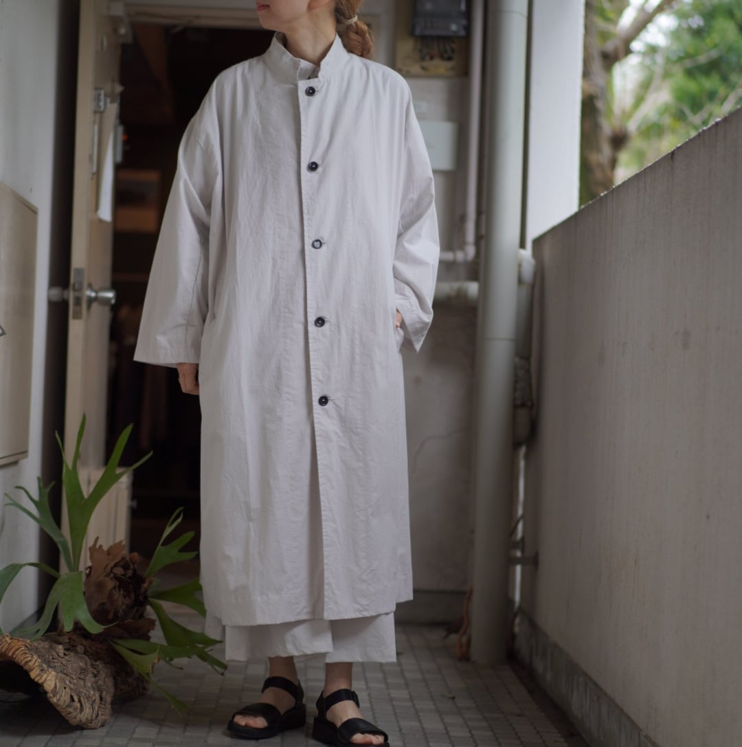 Yarmo コットンビッグコート　チャコール Yarmo】 Big Coat ビッグコート｜OUTLET / アウトレット